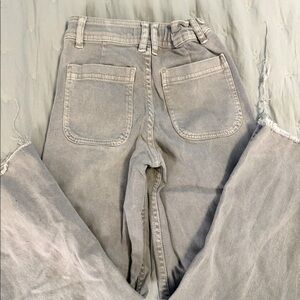 Girls Zara Jeans - Light Blue/Grey Color